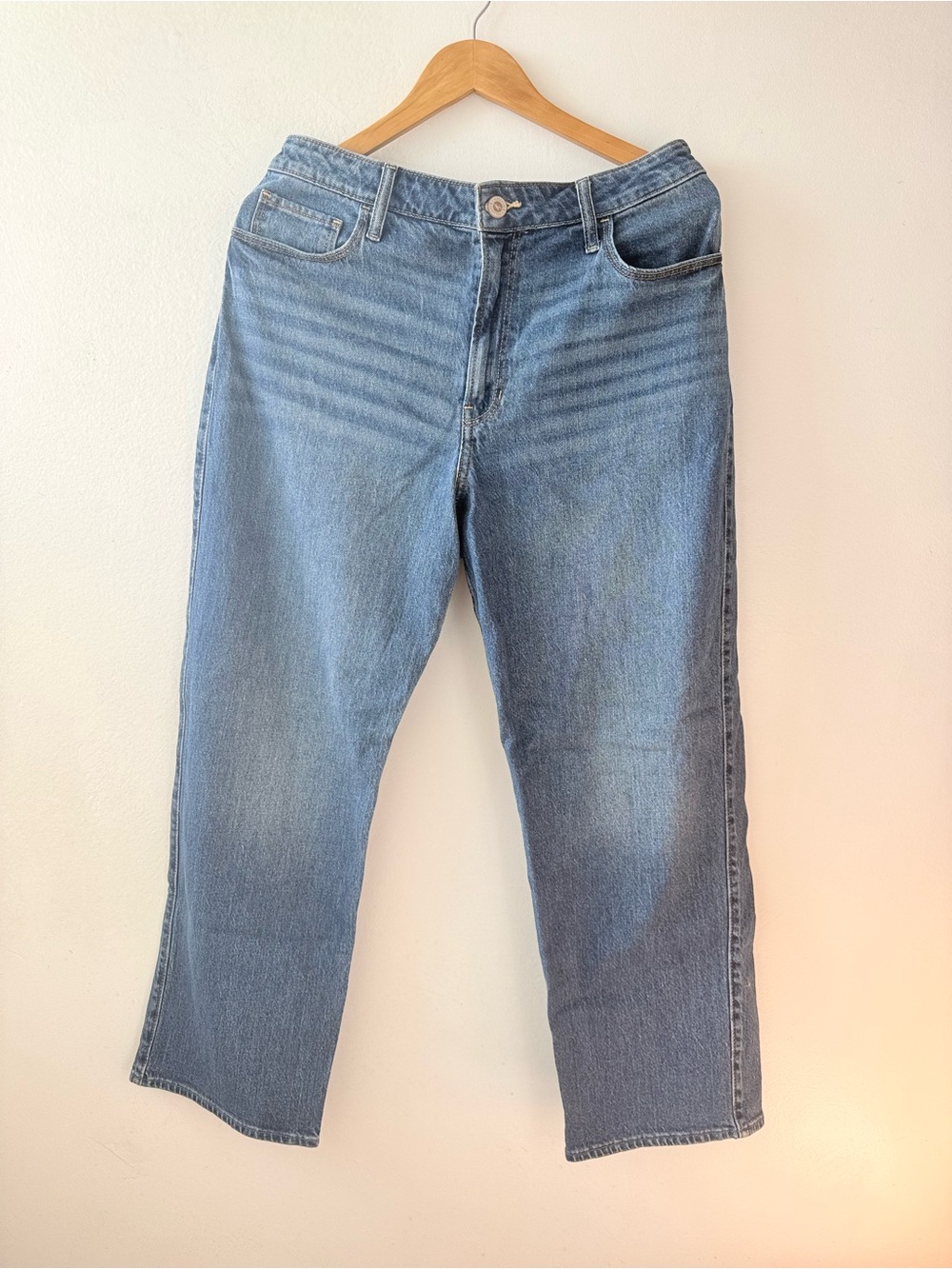 Hollister Ultra High-Rise Dad Jeans - Blue